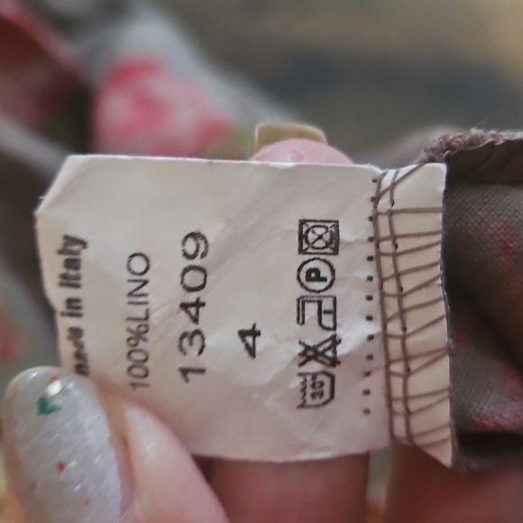 Vintage Linen Lagenlook, Casual Coastal Maxi Dress Medium - Picture 9 of 10